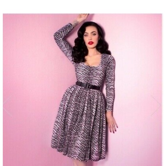 Vixen by Micheline Pitt Dresses & Skirts - 🌟HP🌟 Vixen Troublemaker Swing Zebra